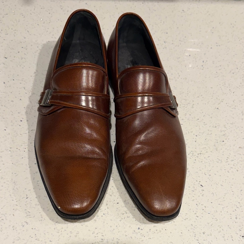Salvatore Ferragamo Brown Leather Loafers